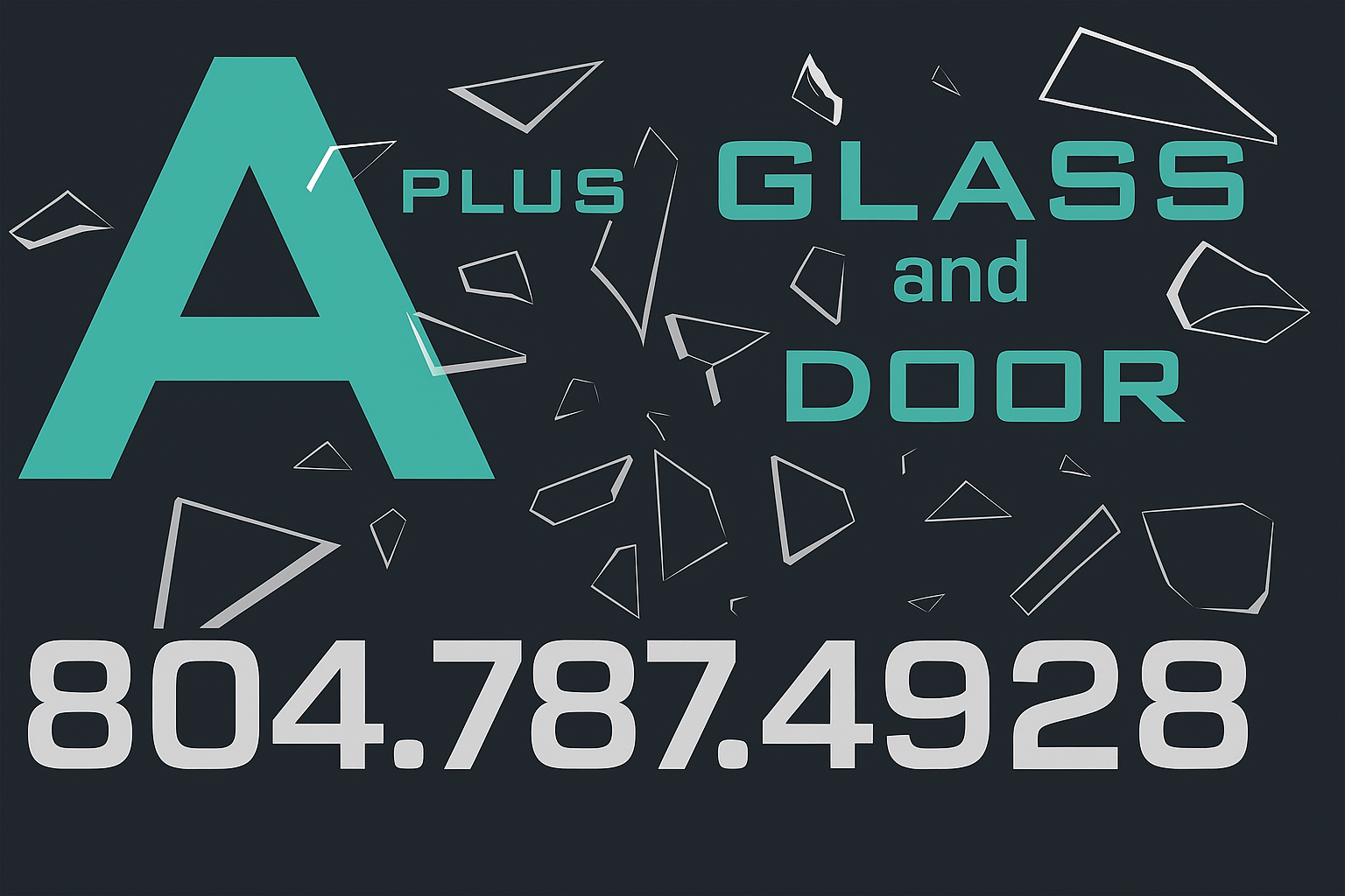 A Plus Glass and Door Logo