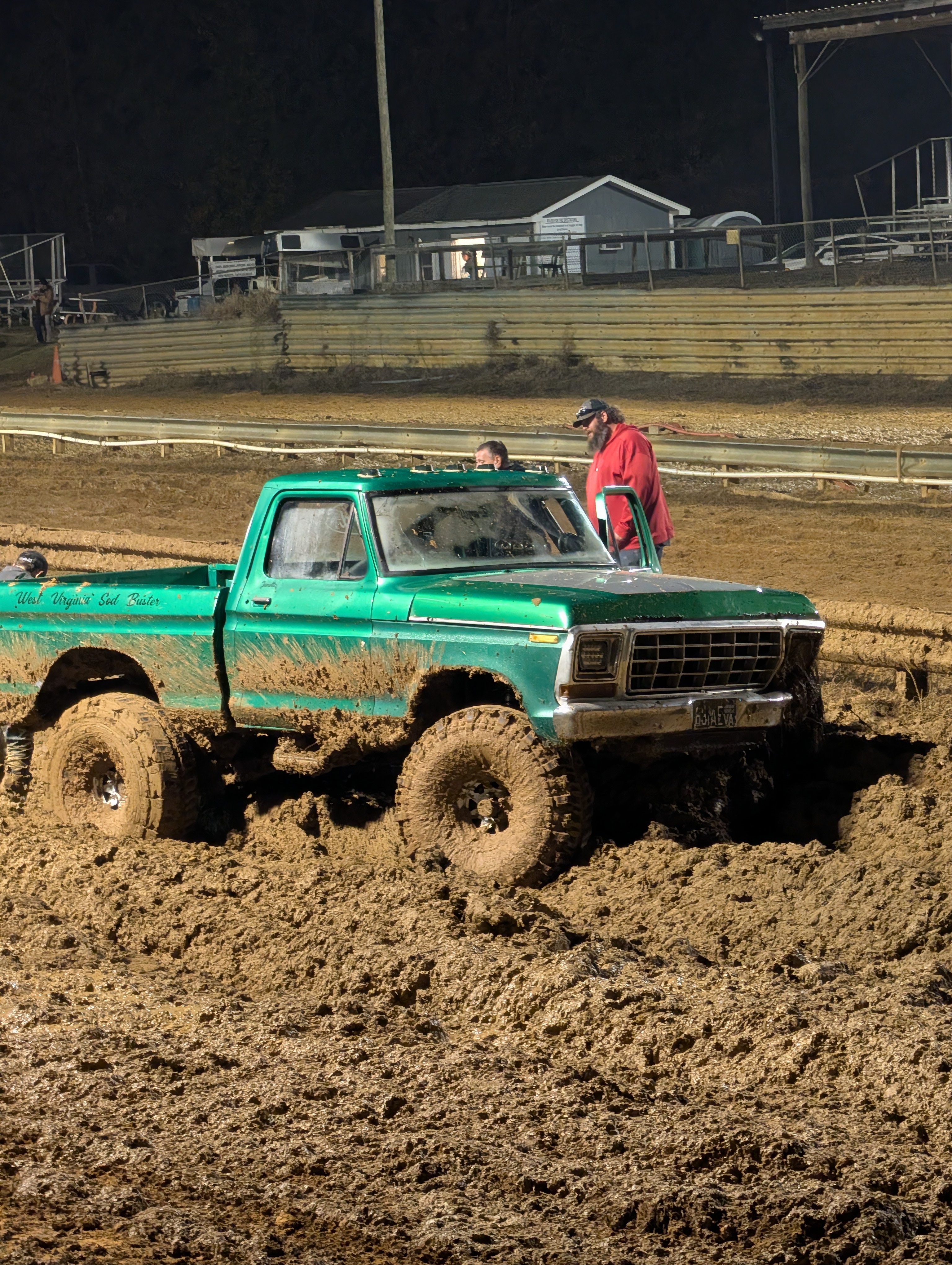 Mud racing action at Little Doo Mud Bog
