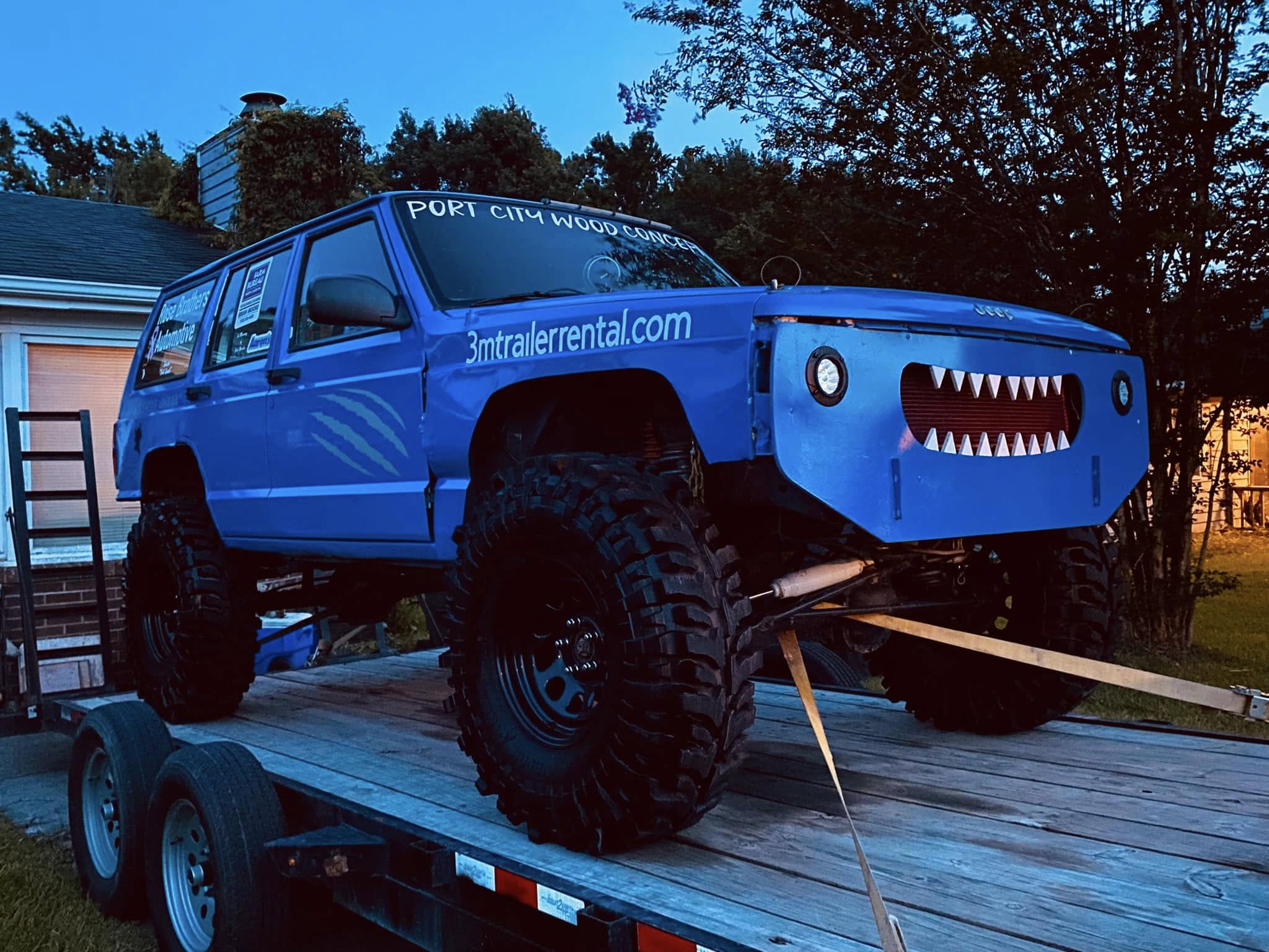 Mud racing action at Little Doo Mud Bog