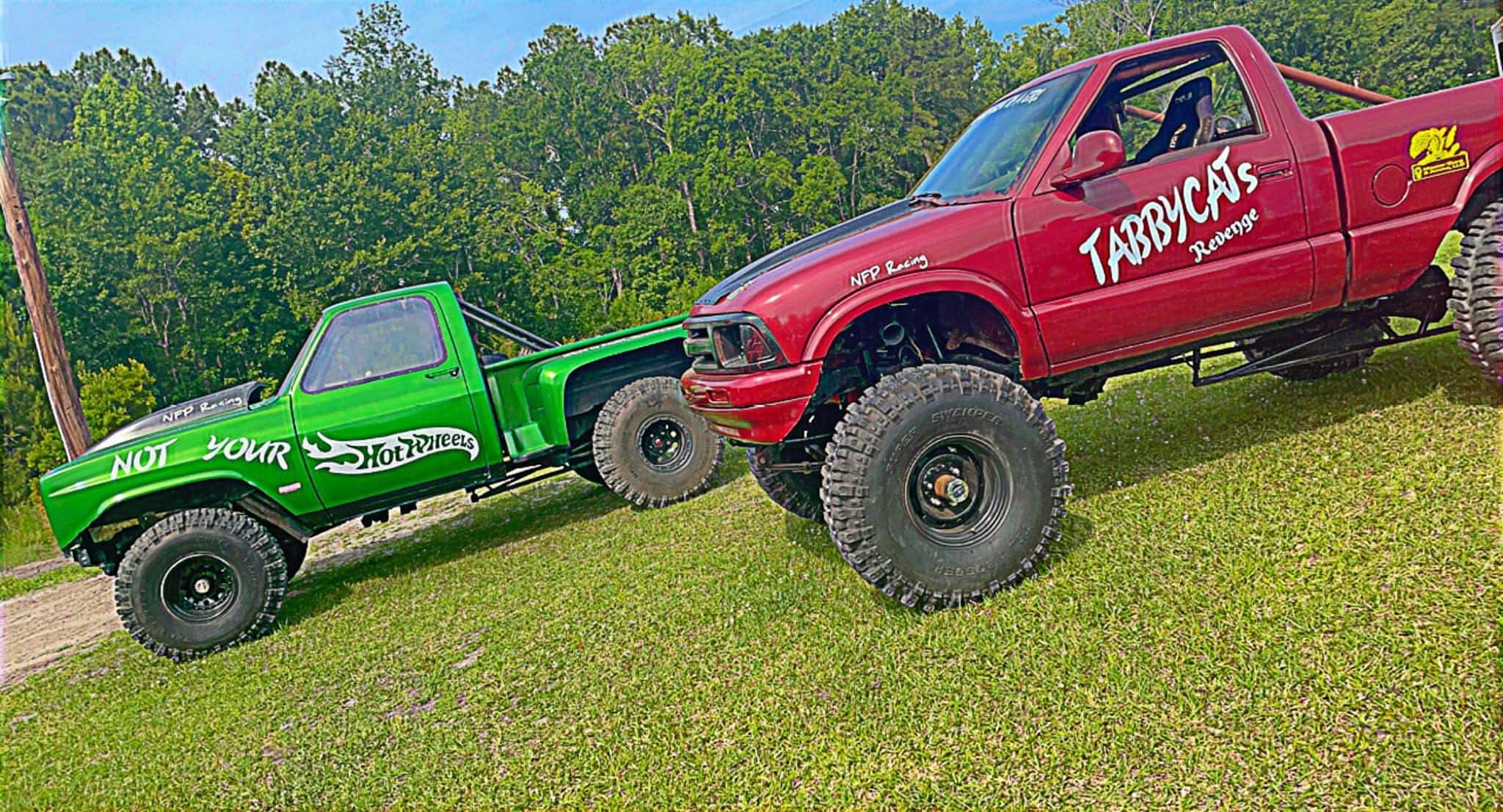 Mud racing action at Little Doo Mud Bog